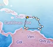 12 Night Punta Cana to Punta Cana cruise