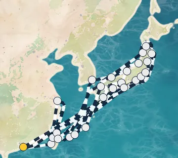 28 Night Hong Kong to Tokyo cruise