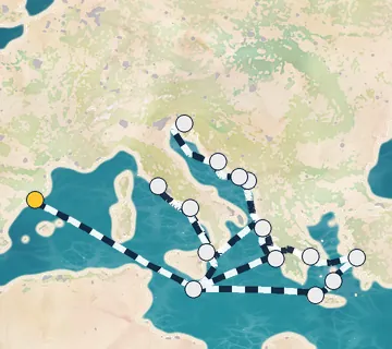 25 Night Barcelona to Trieste cruise