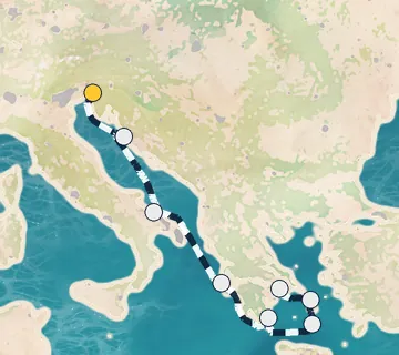 7 Night Monfalcone to Athens cruise