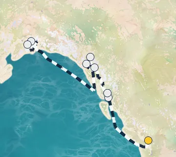 7 Night Vancouver to Whittier cruise