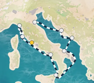 10 Night Rome to Ravenna cruise