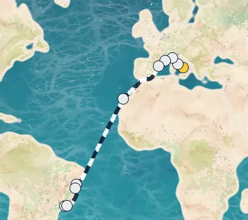 18 Night Naples to Rio de Janeiro cruise
