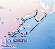 7 Night New York to New York cruise