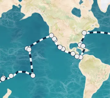 91 Night Rome to Hong Kong cruise