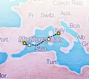 4 Night Valencia to Rome cruise