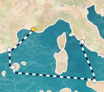 5 Night Marseille to Rome cruise