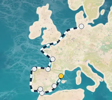 10 Night Barcelona to Kiel cruise