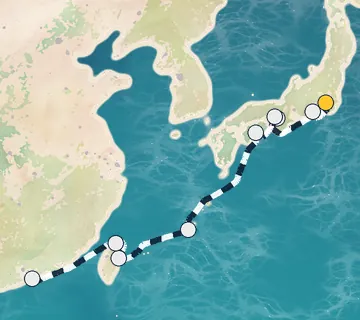 14 Night Tokyo to Hong Kong cruise