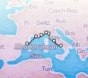 9 Night Rome to Barcelona cruise