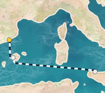 3 Night Barcelona to Palermo cruise
