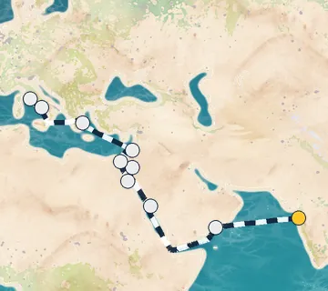 21 Night Mumbai to Rome cruise