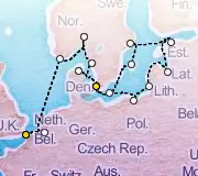 18 Night London to Copenhagen cruise