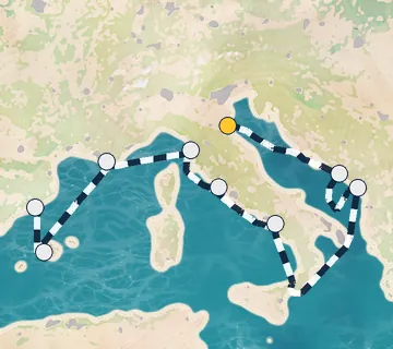 9 Night Ravenna to Barcelona cruise