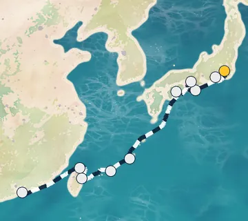 12 Night Tokyo to Hong Kong cruise