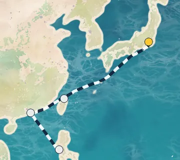 7 Night Tokyo to Subic Bay cruise