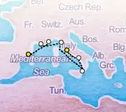 7 Night Barcelona to Rome cruise
