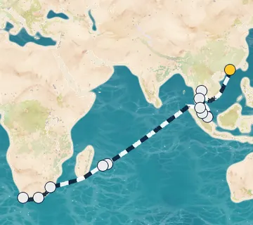 31 Night Hong Kong to Cape Town cruise