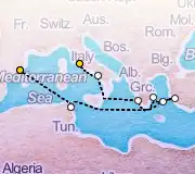 10 Night Rome to Barcelona cruise