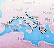 21 Night Barcelona to Athens cruise