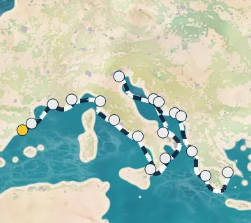 21 Night Barcelona to Athens cruise