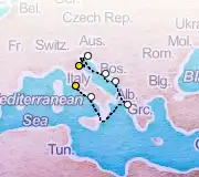 7 Night Ravenna to Rome cruise