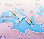 14 Night Athens to Rome cruise