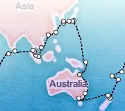 98 Night San Francisco to Marseille cruise