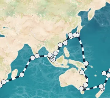 98 Night San Francisco to Marseille cruise