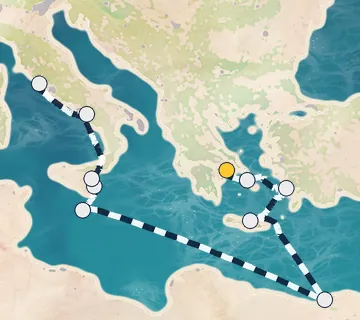 14 Night Athens to Rome cruise