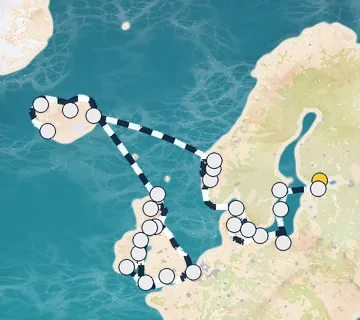35 Night Helsinki to London cruise