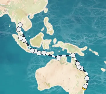 28 Night Sydney to Bangkok cruise