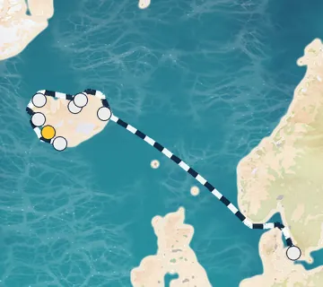 10 Night Reykjavik to Copenhagen cruise