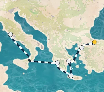 7 Night Istanbul to Rome cruise