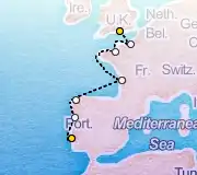 10 Night Lisbon to London cruise