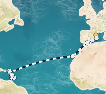 22 Night Barcelona to Fort-de-France cruise