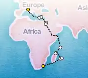 26 Night Durban to Portofino cruise