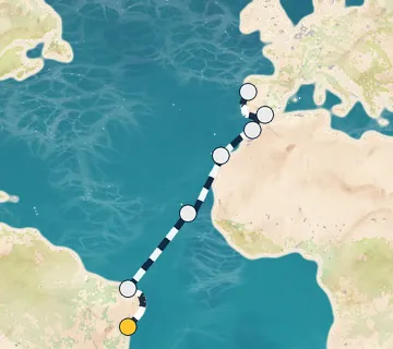 14 Night Salvador to Porto cruise