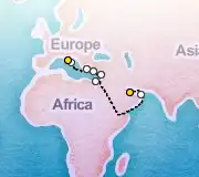 18 Night Rome to Doha cruise