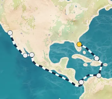 16 Night Port Canaveral to Los Angeles cruise