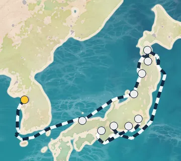 11 Night Seoul to Tokyo cruise