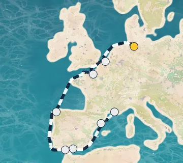 11 Night Hamburg to Marseille cruise