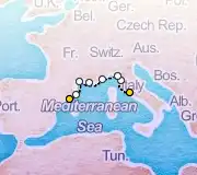 7 Night Rome to Barcelona cruise