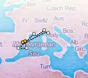 7 Night Tarragona to Barcelona cruise