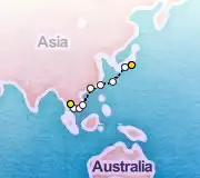 16 Night Bangkok to Tokyo cruise