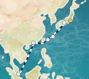 12 Night Tokyo to Singapore cruise