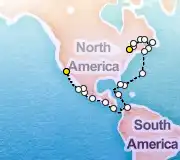 32 Night Montreal to Los Angeles cruise