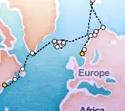 28 Night Bergen to New York cruise