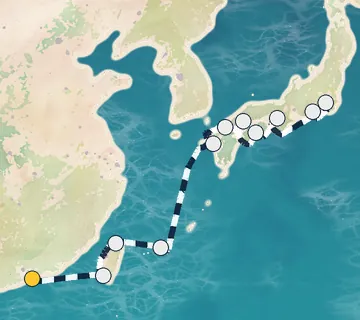11 Night Hong Kong to Tokyo cruise