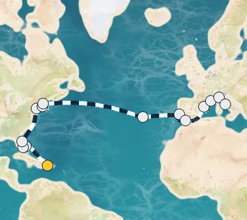 25 Night La Romana to Rome cruise